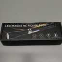 Magnetic Flashlight Gifts for Men, Fathers Day Dad Gifts, Stocking Stuffers for Men Adults, Pickup Tool Cool Extendable Magnet Telescoping Gadgets Birthday for Him Handyman (Black)