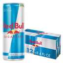 Red Bull Sugar Free Energy Drink with 80mg Caffeine plus Taurine & B Vitamins, 8.4 Fl Oz, Pack of 12 Cans (EXP 09/17/27)