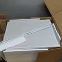 Furnulem White Tall Dresser for Bedroom,Vertical Storage Tower Unit and End Table with 6 Fabric Drawers, Nightstand Furniture with Drawer Organizer in Living Room,Closet,Entryway,Hallyway