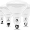 Energetic BR40 LED Light Bulbs,Indoor Flood Light,Dimmable,5000K Daylight,110W Equivalent,1600LM,E26 Base,Recessed Can Lights,High Lumen,Flicker Free,UL Listed, Pack of 4