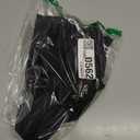 HTD Women's Denim Shorts Skorts Asymmetrical with Pockets (Black), Size XL