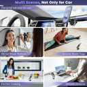 Upgraded Vacuum Magnetic Suction Cup Phone Holder Stand for Magsafe, 360 Adjustable with Swivel Lock, Foldable 89+LBS Strongest Suction, for Your Car/Gym/Kitchen/Mirror