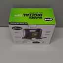 Slime 40047 Tire Inflator, Portable Car Air Compressor, Rugged, Inflate Right automatic shut off, with Digital 99 psi Display, Long Hose and LED Light, 12V, 4 min inflation