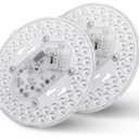 2 Pack LED Light Engine Retrofit Kit, 6inch 24W 2200Lm, 3CCT 3000K/4000K/5000K Dimmable, Ceiling Fan Kits, for Light, Pendant, Lantern