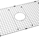 Sink Bottom Grid 29-1/2" X 15-9/16", Centered Drain with Corner Radius 3/8", Sink Protector