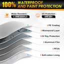 Car Cover Custom Fit for VW Beetle Bug 2-Door 1960-1980, 6 Layer Heavy Duty Waterproof All Weather Car Tarp Outdoor Protection with Cotton Lining