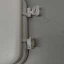 Mayfair Padded Toilet Seat, Cushioned Soft Vinyl over Wood Core Seat, Secure Hinges, Easy Clean, Round, White