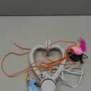 Interactive Cat Toys for Indoor Cats: Automatic Flying Bird Feather Wand Chase Exercise Enrichment Stimulation, USB Rechargeable Durable Safe Hanging Toy for Bored Kittens Adult Multi Cat Households (Grey)