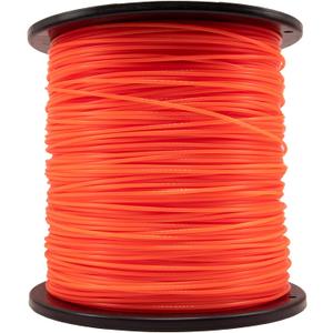 095 Trimmer Line, 095 Weed Eater String, 0.095" Weed Wacker String, Commercial Grade Round Nylon String Trimmer Line .095 Replacement For String Trimmer Weed Trimmers .095"-1480ft-5lb-Spool(Orange