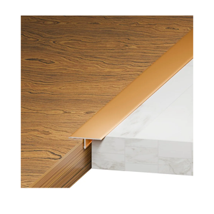 3Pcs Aluminum T-Molding, Floor Transition Strips, Floor Divider Trim, Threshold Strip, for Bridging Gaps Between Floors, or Between Wood Floors and Tiles (Gold 3pcs 35.4"x0.8")