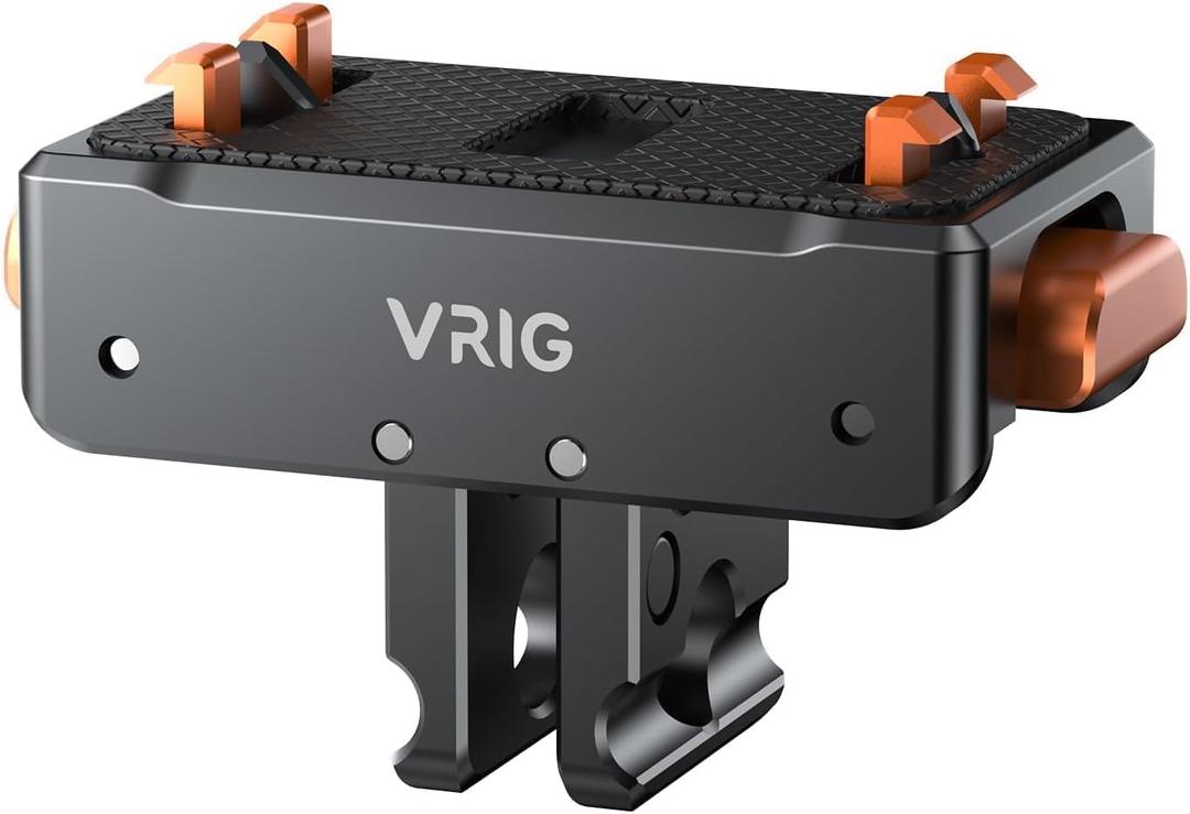 VRIG Quick Release Mount, Snap-On Magnetic 2 Prong Mount and 1/4 Thread Mount for Insta360 X5/ACE/ACE PRO/ACE PRO2