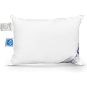Continental Bedding Child Pillow - Firm 550 White Down Fill Soft Pillow for Sleeping, Plush Kids Pillow, Machine Washable - Pillow (13x18 Inch)