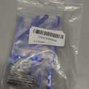 4PCS Aluminum Front & Rear Suspension A-Arms Set and Tie Bar for 1/10 Traxxas Slash 2WD Upgrades Parts, Replacement of 2555 3631 2532 (Blue)