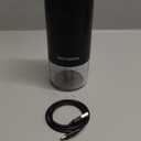 Electric Coffee Grinder, NRUVIZENS One Touch Coffee Bean Grinder with 12-Cup Capacity, 25W Low Noise Pure Copper Motor, Adjustable Settings, Quiet Operation, Easy Clean