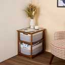 MiniArk Large Storage Baskets for Shelves, Closet Organizers Bins for Clothes Blanket Towels, Baby Nursery, Toy Baskets Box, Woven Rope Baskets, 17 x 13 x 7.5, 3 Packs Gradient Grey