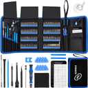 STREBITO Electronics Precision Screwdriver Sets 142-Piece with 120 Bits Magnetic Repair Tool Kit for iPhone, MacBook, Computer, Laptop, PC, Tablet, PS4, Xbox, Nintendo, Game Console