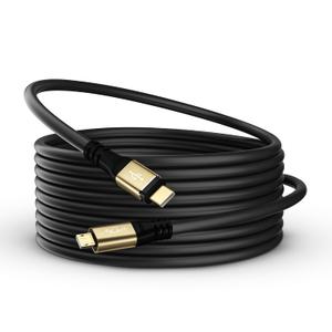 Micro USB Cable 25FT, Extra Long USB 2.0 C to Micro Cord Support Charge & Data Transfer, Kindle & PS4 Charger Cord Replacement, Android Phone Cable for Samsung Galaxy S7 Edge S6 S5 and More