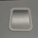 ROLOVE 8x10 Inch Lighted Vanity Mirror, 3-Color Dimmable LED Lighting & Touch Control, Portable Makeup Mirror with U-Bracket for Travel/ Dressing Room (White)