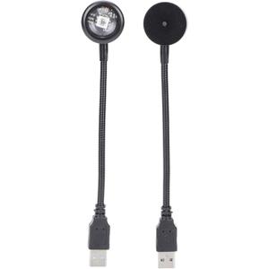 Uonlytech USB Rainbow Projection Lamp Rotatable Small Atmosphere Light for Indoor Room Ambiance Creative Decorative Lighting