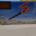 BLACK+DECKER Electric Leaf Blower, Handheld Blowers for Lawn Care, Lightweight, 180 MPH 180 CFM, 7-Amp, Corded (LB700)