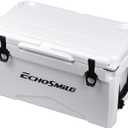 EchoSmile 25/30/35/40/60/75 Quart Rotomolded Cooler, Built to Stand up to The Rigors of The Journey (White)