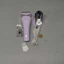 Electric Shaver for Women Rechargeable Wet Dry Electric Razor for Women, Waterproof Lady Shaver for Legs Arm Underarm Bikini Public Body Razor with One Extra Foil Blade (Lilac)