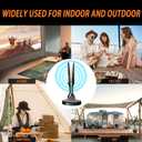 TV Antenna for Smart TV Indoor, 2026 HD Antenna with Strong Magnetic Base, 360&Long Range Reception TVs Antenna for Local Channels, Easy Setup Antennas for TVs Without Cable (Black+Green)