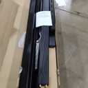 Max & Lily Low Bunk Bed, Scandinavian Modern Bunk Bed, Solid Wood Twin-Over-Twin Bed Frame for Kids, No Box Spring Needed, Black