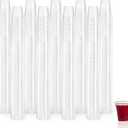 Bekith 1000 Pack Communion Cups, Plastic Disposable Cup Fits Standard Holy Communion Trays, 0.5 Ounce, Clear