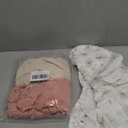 3-Pack Cotton Muslin Bassinet Sheets - Fitted Elastic Mattress Cover for Baby Boys & Girls, Breathable Bedside Bassinet Sheets Neutral Colors (Fits Oval & Rectangle Shape) (Pink)