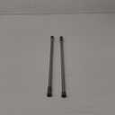 AIZESI Spring Tension Curtain Rod Short Tension RodSilver,16"-28"-2 Pcs)