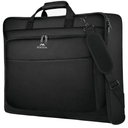 MATEIN Garment Bag for Travel, Large Carry on Garment Bags with Strap for Business, Waterproof Hanging Suit Luggage Bag for Men Women, Wrinkle Free Suitcase Cover for Shirts Dresses Coats, Black