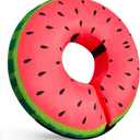 Katoggy Inflatable Dog Cone Collar for After Surgery, Doggie Neck Blow up Donut Recovery ECollar, Soft Adjustable Dog Cone for Small Medium Large Dogs and Cats (Watermelon)