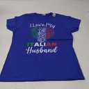 I Love My Italian Husband Europe Country Travel Italy T-Shirt XL