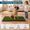 PETMAKER Artificial Grass Pee Pads for Dogs, 3 Pack, 44” x 26.5”