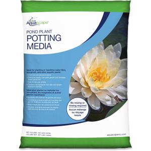 Aquascape Pond Plant Potting Media, Nutrient-Rich Aquatic Soil for Water Gardens, Supports Strong Root Growth, 432 Cubic Inches, 89003