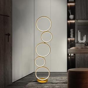 Modern Creative Bubble Dimmable LED Floor Lamp for Home & Office (Gold)