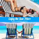 VitalCozy 4 Pack Pure Cotton Pool Chair Covers, Lounge Chair Cushion Covers with Top and Side Pockets Furniture Covers Extra Large Beach Towels for Indoor Outdoor Patio 30 x 85 Inch(Gray) (Grey)