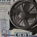 MAN 20-Inch Floor Fan, Gray and Black, High-Velocity Air Circulator, Adjustable Tilt, Indoor Cooling