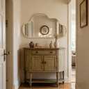 Decorative Cloud Wall Mirror with Frame for Kids' Room, Living Room, Hallway, Entryway