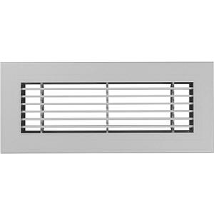Shoemaker Manufacturing, Bronze, 2x10, Premium Modern Aluminum Floor Grille, Heavy Duty Floor Grille Cement Gray
