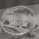 mocomax Basketball Return Attachment, 180 Rotatable Basketball Rebounder with 3 Stable Large Hooks for 18" Rim, Basketball Training Accessories for Outdoor & Indoor Solo Play & Practice (White)