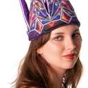 Queen Crown Princess Soft King Costume Hat for Womens Women Teens Headpiece Cosplay Halloween Costumes