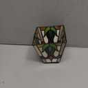 [HUIMEIJU] Tiffany lampshade, square lampshade, colored glass lampshade, Fan lampshade replacement, wall lampshade, pendant lampshade replacement, separate lampshade, HMJ6036