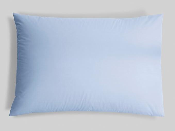 AZLAAN by PYRHAN LTD | Housewife Polycotton Pillow Cases 2 Pack | 19x29 Inches Sky Blue Pillow Cases | Pillow Case Covers for Bedroom Pillows and Baby Pillowcase | Decorative Pillows for Bed
