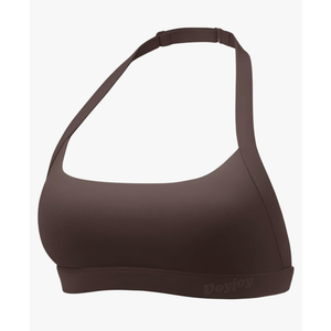 VOYJOY Sports Bras for Women Basic Wireless Bra Crop Workout Yoga Bra Sexy Tank Top L