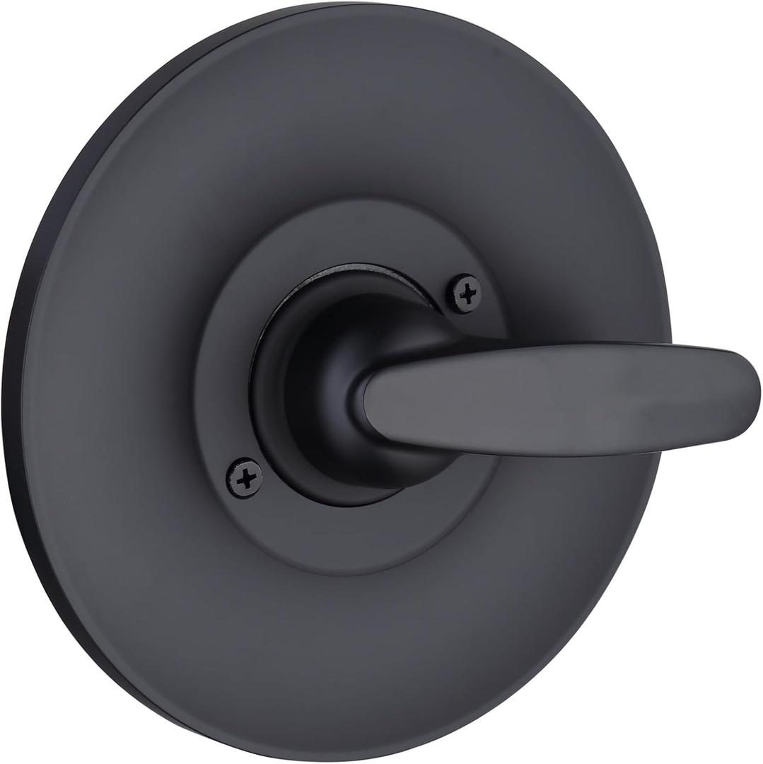 Shower Faucet Handle Trim Kit for Delta Tub and Shower Faucets, Shower Replacement Kit Compatible with Delta Shower Trim Kit, Single-Handle Valve Tub Shower Trim Kit (Matte Black)