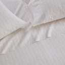 Martha Stewart - Queen Size Sheets Set, Crisp & Tailored Cooling Sheets w/a Naturally Smooth Cotton Percale Lightweight Feel - Bed Sheets with Matching Pillowcases & Fitted Sheet (Ditsy Vine Pink)