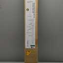 4 Pack 6.5FT Stainless Steel String Lights Pole Bracket/Holder with 2 Wall Hooks for Deck Railing Wood Posts (Black)