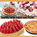 DATANYA Tart Pan 9 Inch Tart Pans Removable Bottom, Non-Stick Quiche Pan Carbon Steel Heavy Duty Pie Pan 9 Inch Tart Pan Loose Bottom, extra high of 1.2 Inches